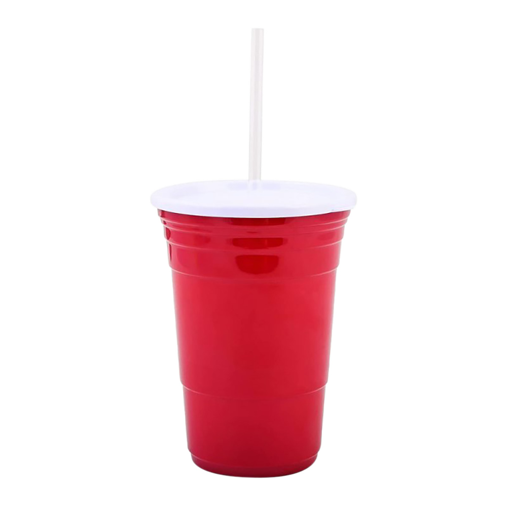 12 Pack: 18oz. Plastic Tumbler with Straw by Celebrate It™