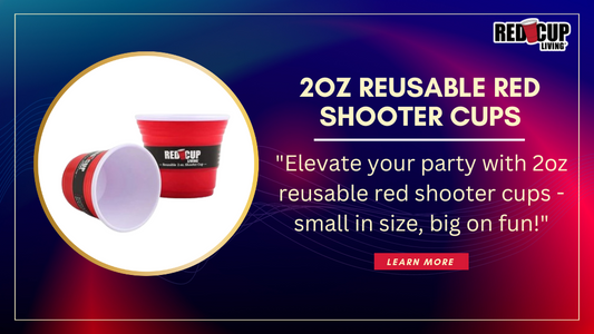 Mini but Mighty: Elevate Your Party with 2oz Reusable Red Shooter Cups