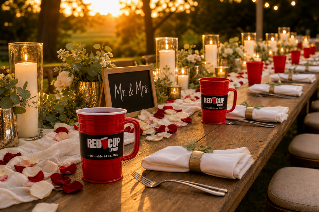 Custom Reusable Cups for Weddings: What to Order, How Many, and When