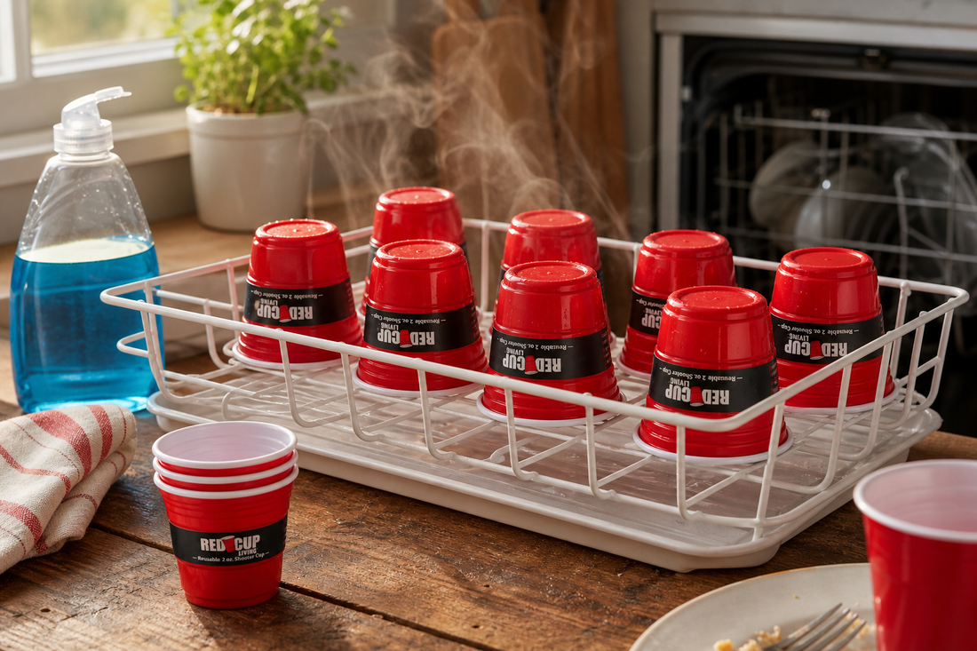 The Right Way to Wash Reusable Shot Cups in the Dishwasher (So They Come Out Looking New)