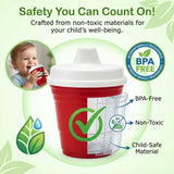8oz Unbreakable Kids Sippy Cup - Premium Quality, Easy-to-Hold, Perfect for Tummy Time