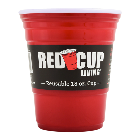 18oz Reusable Red Party Cup