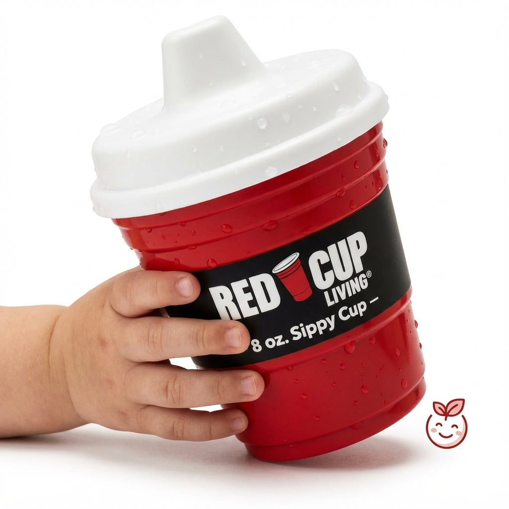 8oz Unbreakable Kids Sippy Cup - Premium Quality, Easy-to-Hold, Perfect for Tummy Time