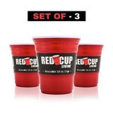 18oz Reusable Red Party Cup | Durable ABS plastic, BPA & phthalates free | Perfect for parties, camping & Outdoors