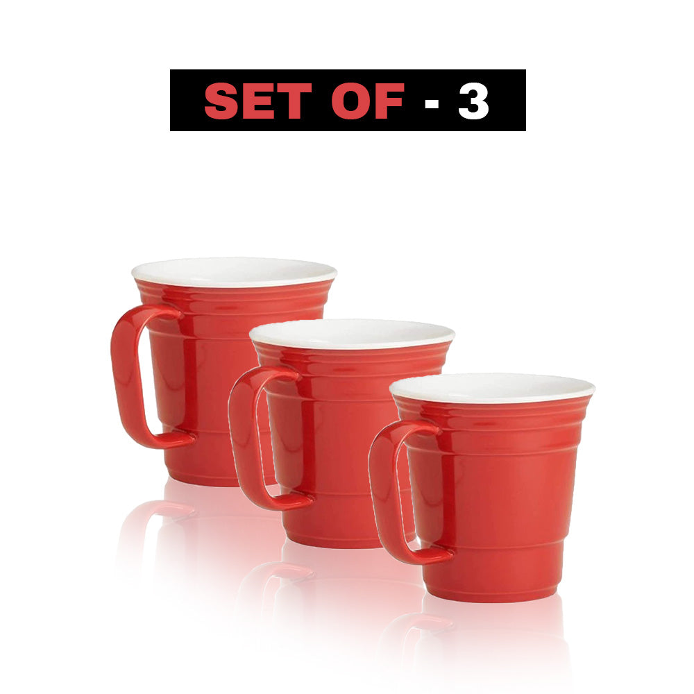 12oz Porcelain Coffee Mug  Reusable Party Mug – Redcupliving