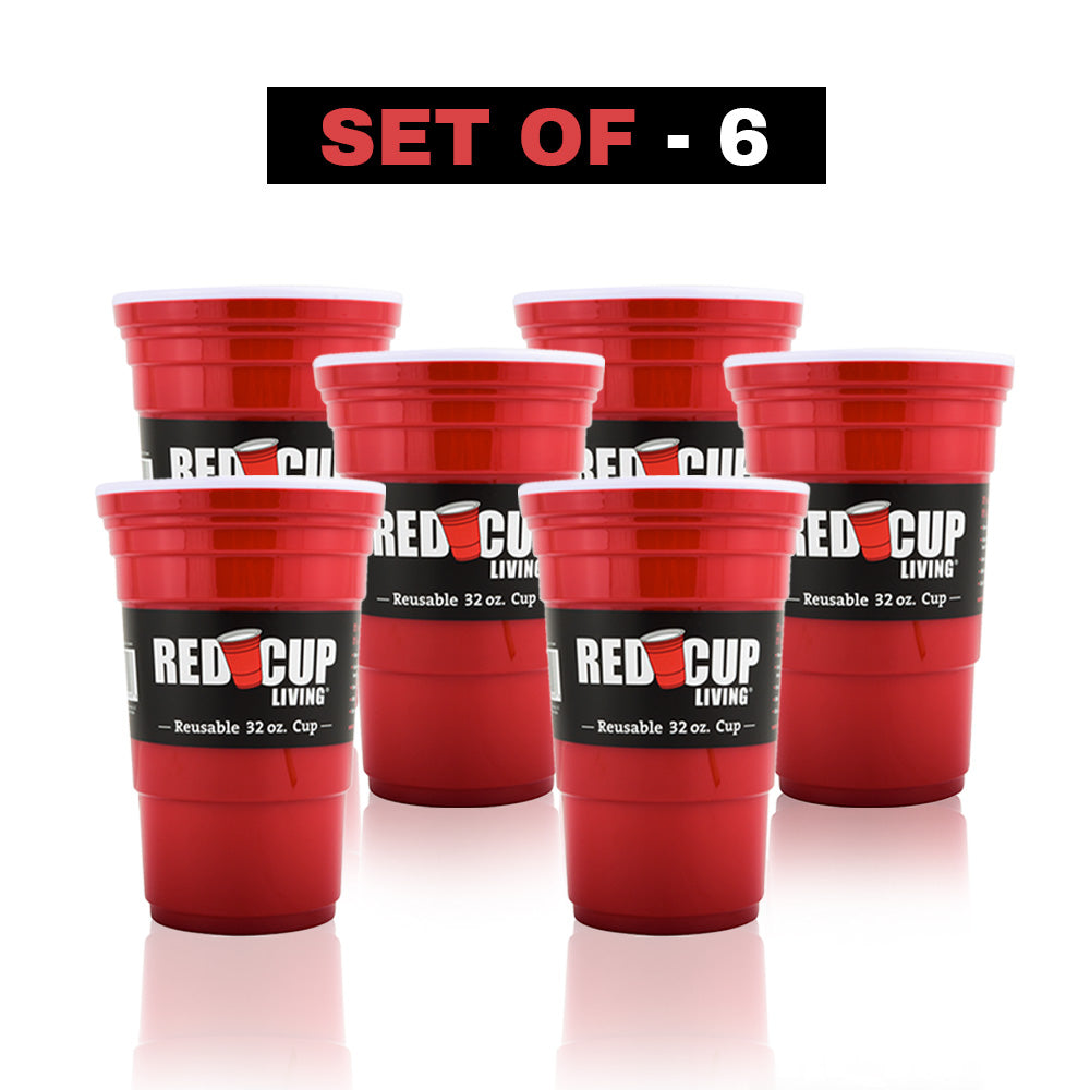 32oz Reusable Party Cup | Unbreakable & BPA Free | Perfect for Parties, Camping & Outdoors