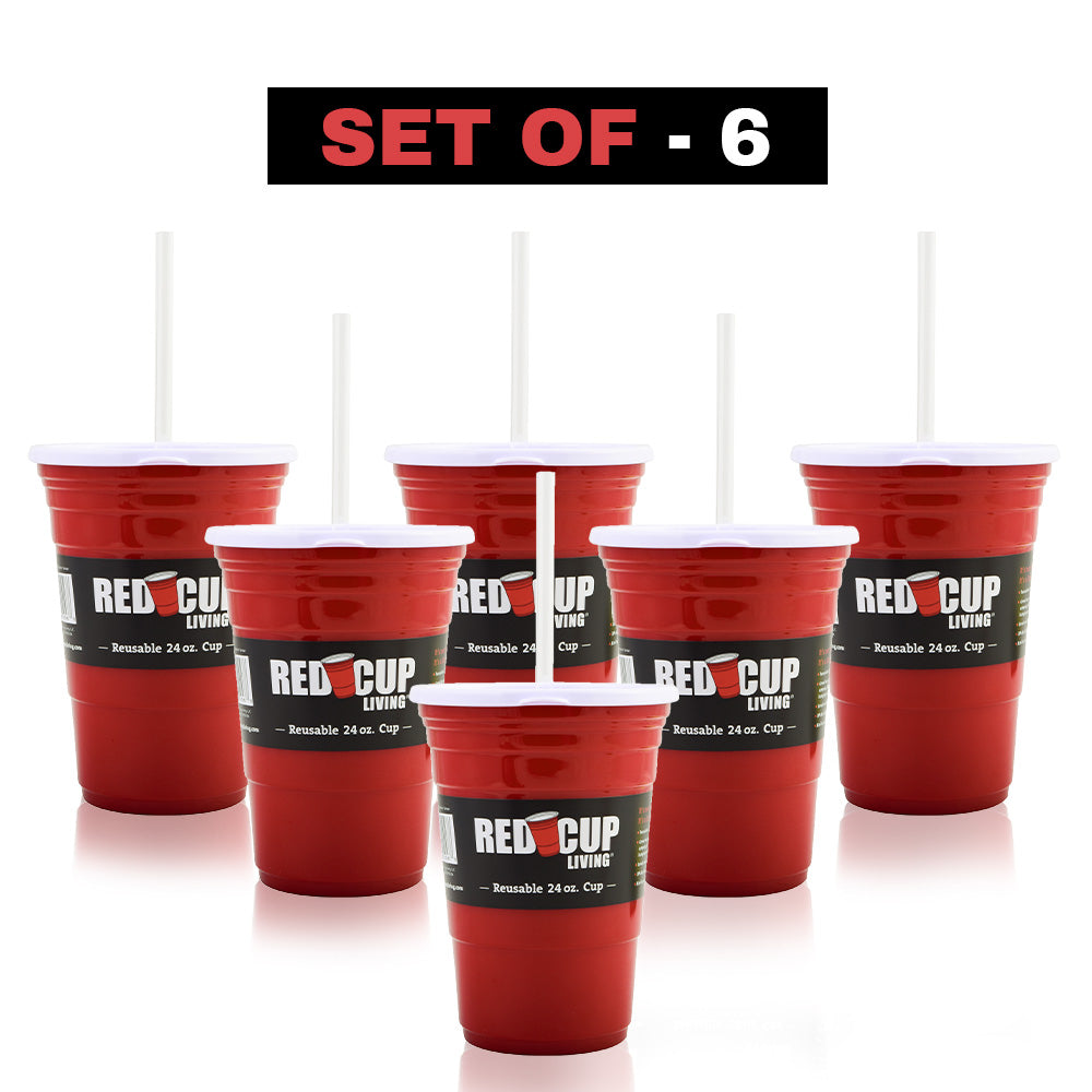 Red XIT Classic Straw Cup - XIT Rodeo and Reunion