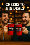 24oz Reusable Plastic Beer Mugs | Durable & Unbreakable, BPA Free | Perfect for Parties, Camping & Outdoors