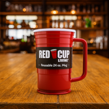 24oz Reusable Plastic Beer Mugs