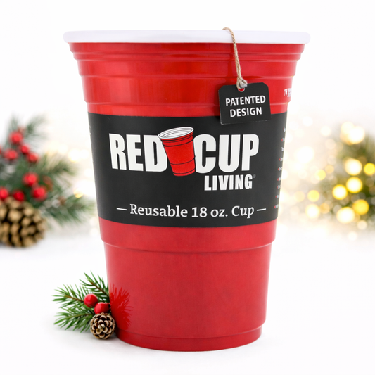 18oz Reusable Red Party Cup