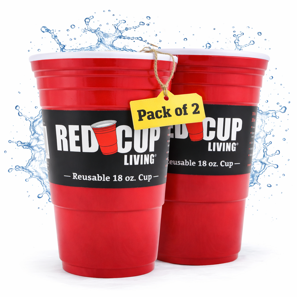 18oz Reusable Red Party Cup