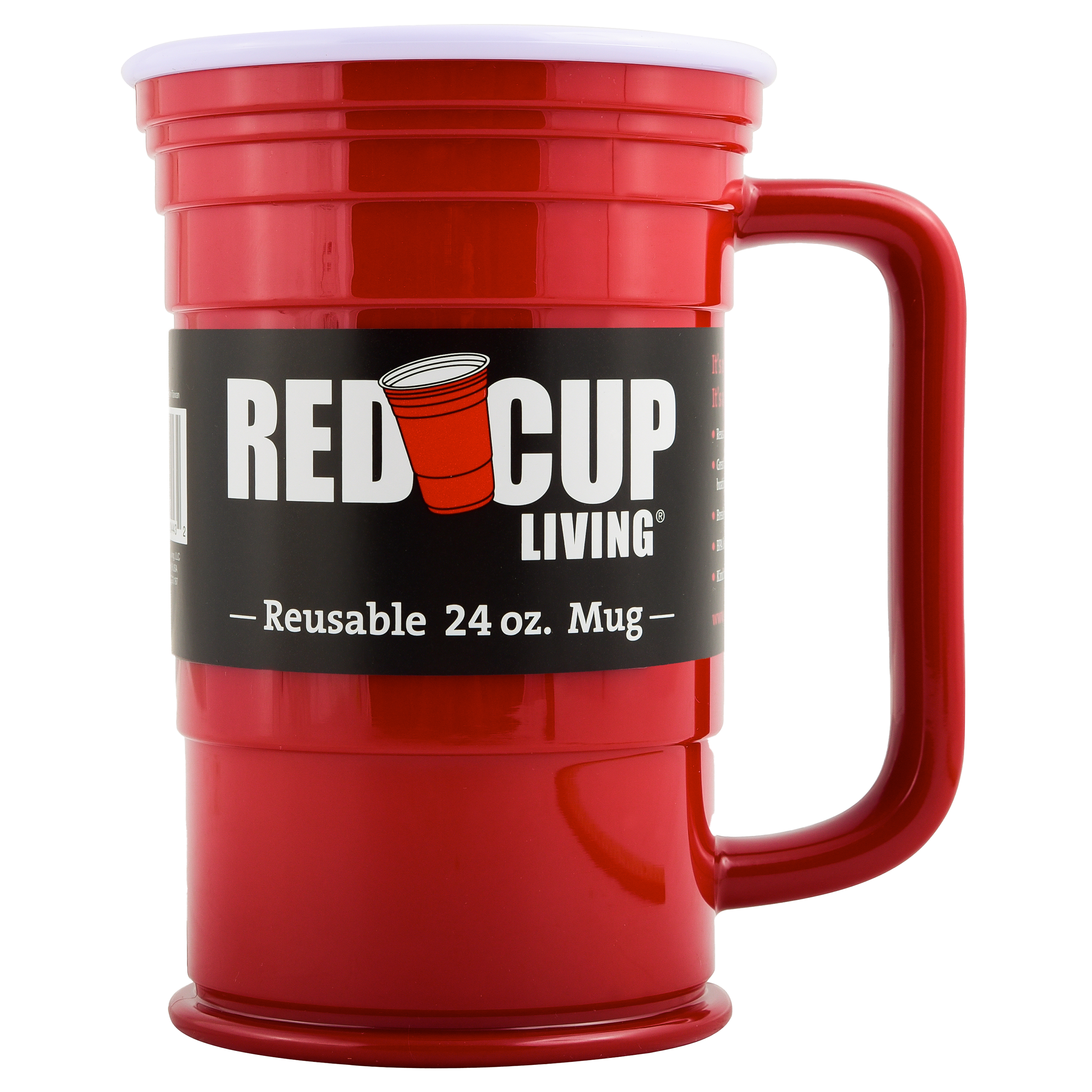 24oz Reusable Plastic Beer Mugs | Durable & Unbreakable, BPA Free | Perfect for Parties, Camping & Outdoors