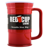 24oz Reusable Plastic Beer Mugs | Durable & Unbreakable, BPA Free | Perfect for Parties, Camping & Outdoors