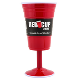 14oz Reusable Plastic Wine Cup | Durable & Unbreakable, BPA Free | Perfect for Parties, Camping & Outdoors