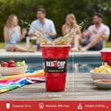 32oz Reusable Party Cup – Unbreakable & BPA-Free