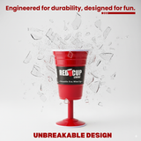 Reusable Plastic 8oz Wine Cup
