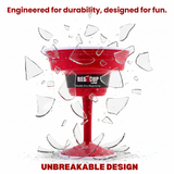 Reusable Plastic Red Margarita Party Cups | Durable ABS plastic, BPA and phthalates free | Perfect for Parties, Camping & Outdoors
