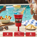 Reusable Plastic 8oz Wine Cup