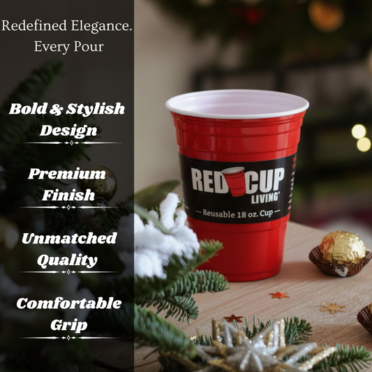 18oz Reusable Red Party Cup