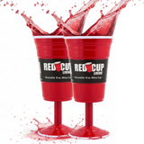 Reusable Plastic 8oz Wine Cup