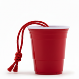 Miniature Beverage Red Plastic Cup Ornaments for Christmas Tree Living Room Dining Room Party Decoration