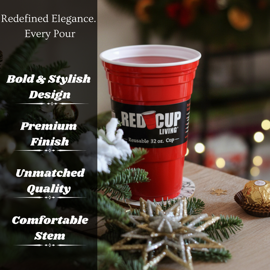 32oz Reusable Party Cup – Unbreakable & BPA-Free