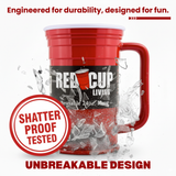 24oz Reusable Plastic Beer Mugs