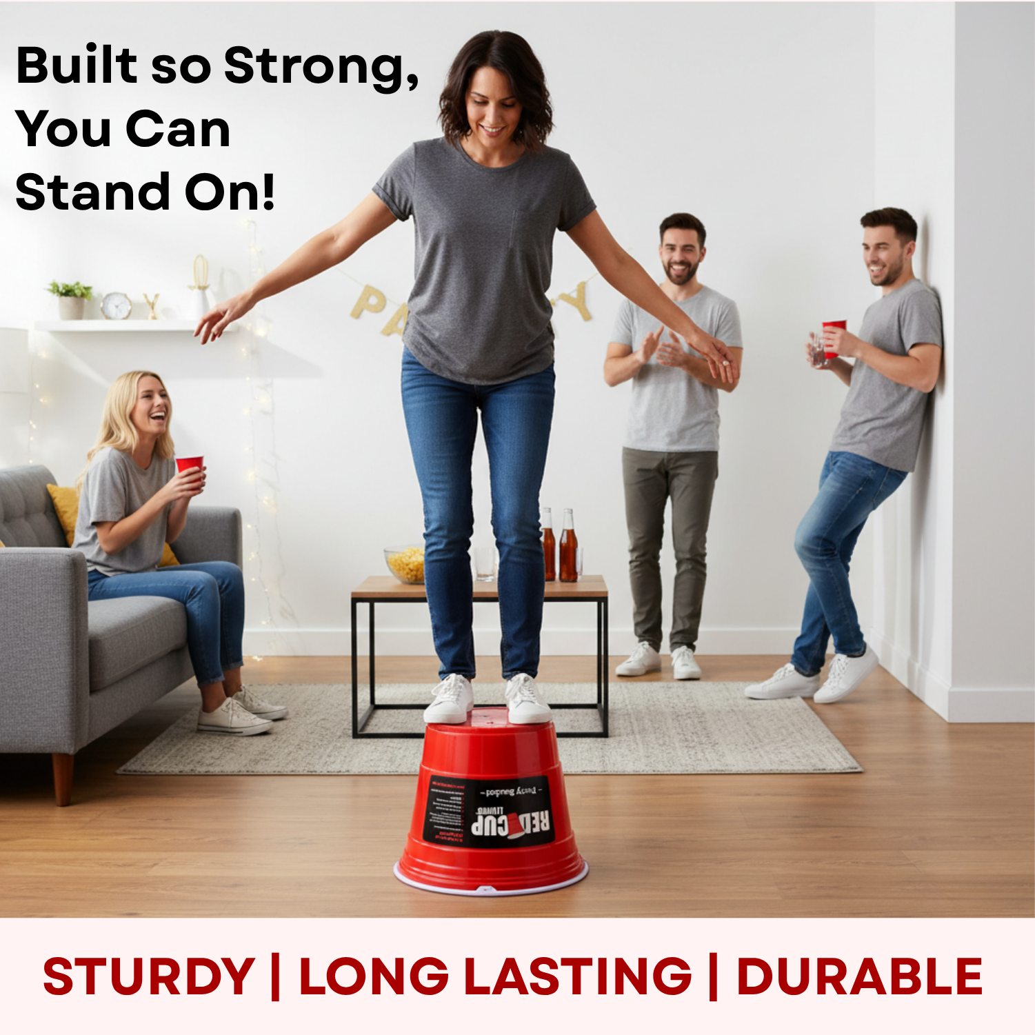 Ice Bucket For Party | Unbreakable Party Bucket Large Capacity | Durable and Sturdy Design