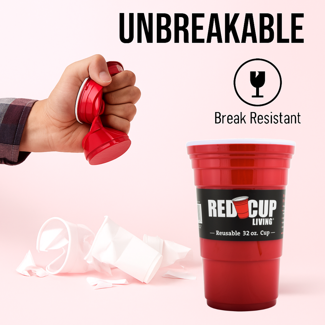 32oz Unbreakable & Reusable Cup For Parties