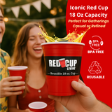 Reusable 18oz Cup For Party | Durable ABS plastic, BPA & phthalates free | Perfect for parties, camping & Outdoors