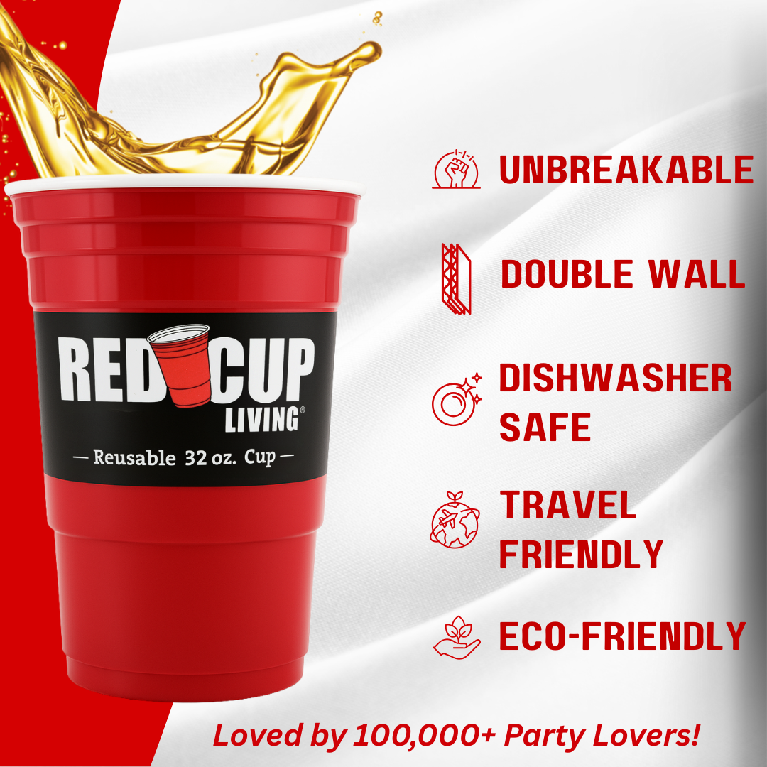 32oz Unbreakable & Reusable Cup For Parties