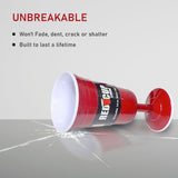 14oz Reusable Plastic Wine Cup | Durable & Unbreakable, BPA Free | Perfect for Parties, Camping & Outdoors