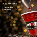 14oz Reusable Plastic Wine Cup | Durable & Unbreakable, BPA Free | Perfect for Parties, Camping & Outdoors