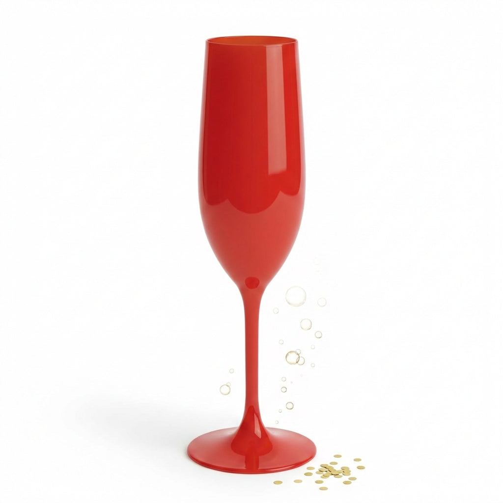Red Cup Living-5 Oz Red Reusable Plastic Wine Cups with Stem | Shatterproof Goblets for Parties & Events | Dishwasher Safe Drinkware