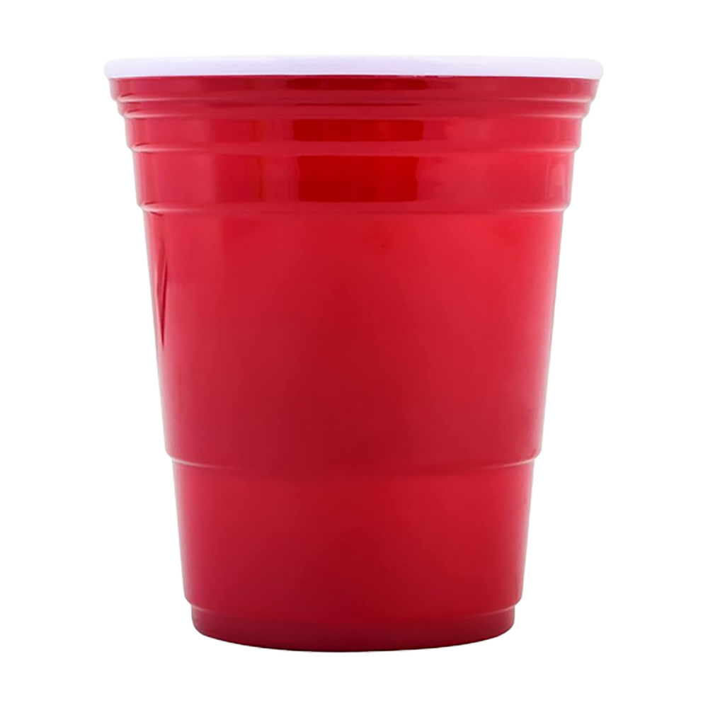 18oz reusable red party cup