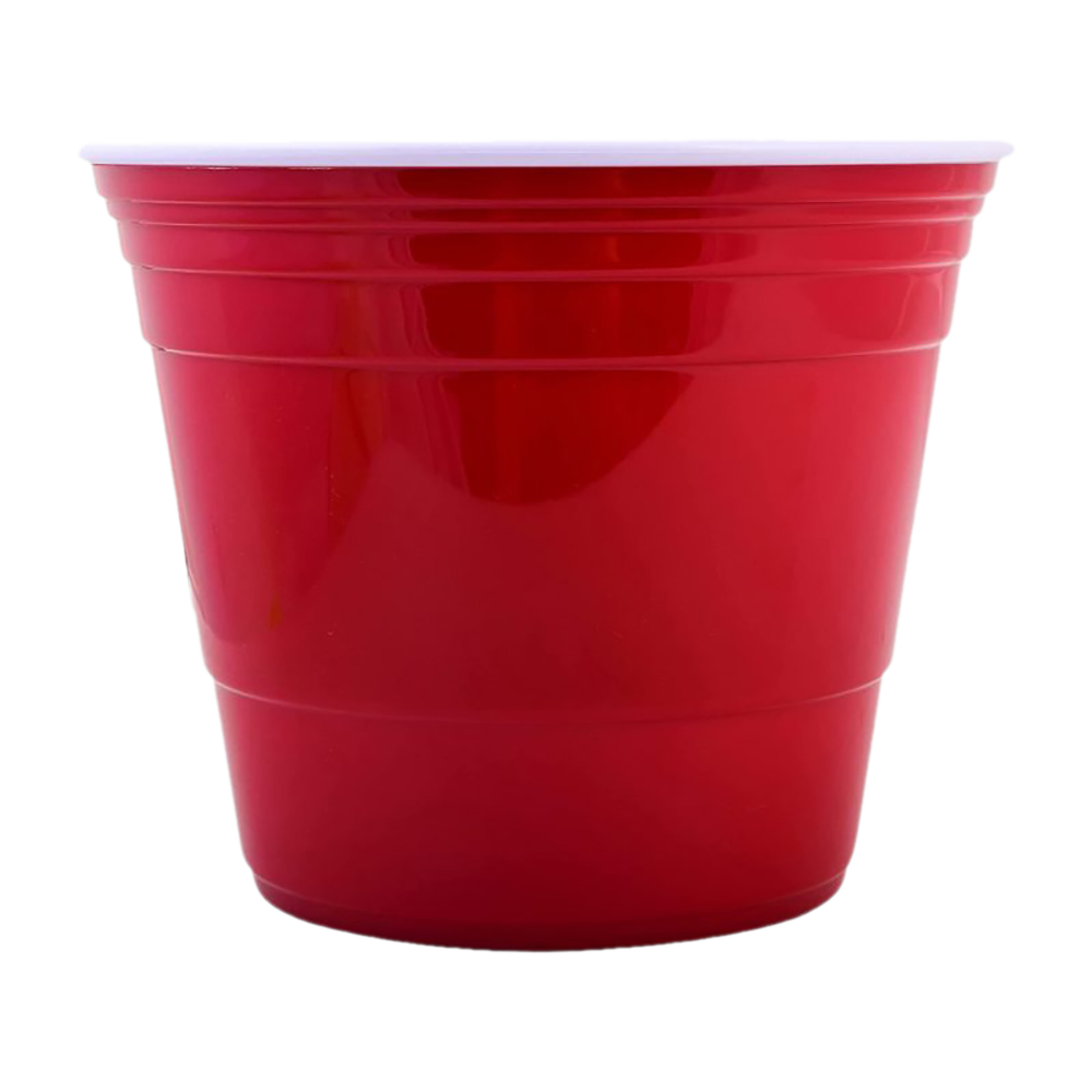 Ceramic Party Cup with Handle Red Solo Cup 12 oz. Reusable Eco Friendly