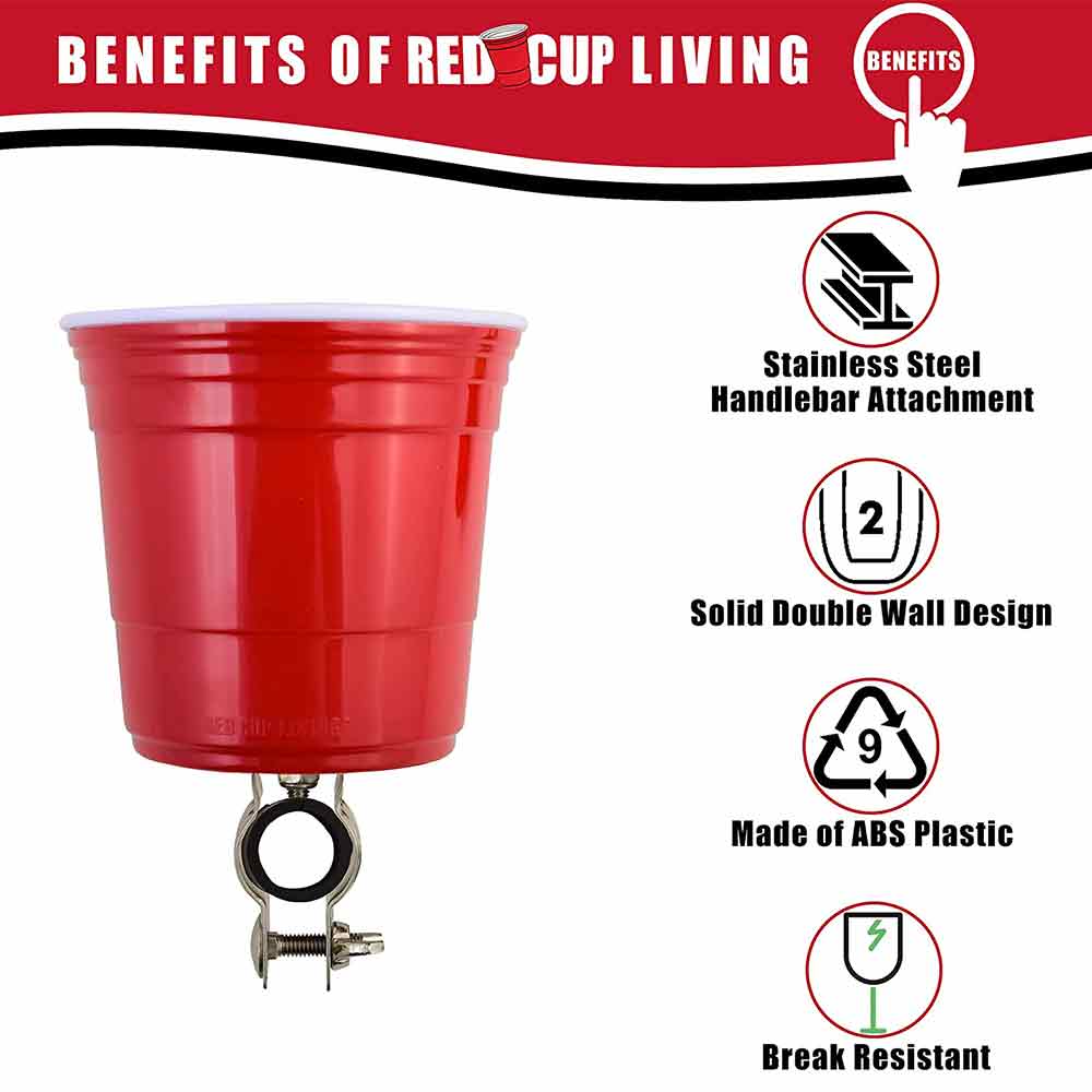 18oz And 32oz Reusable Red Party Cups Lids – Redcupliving