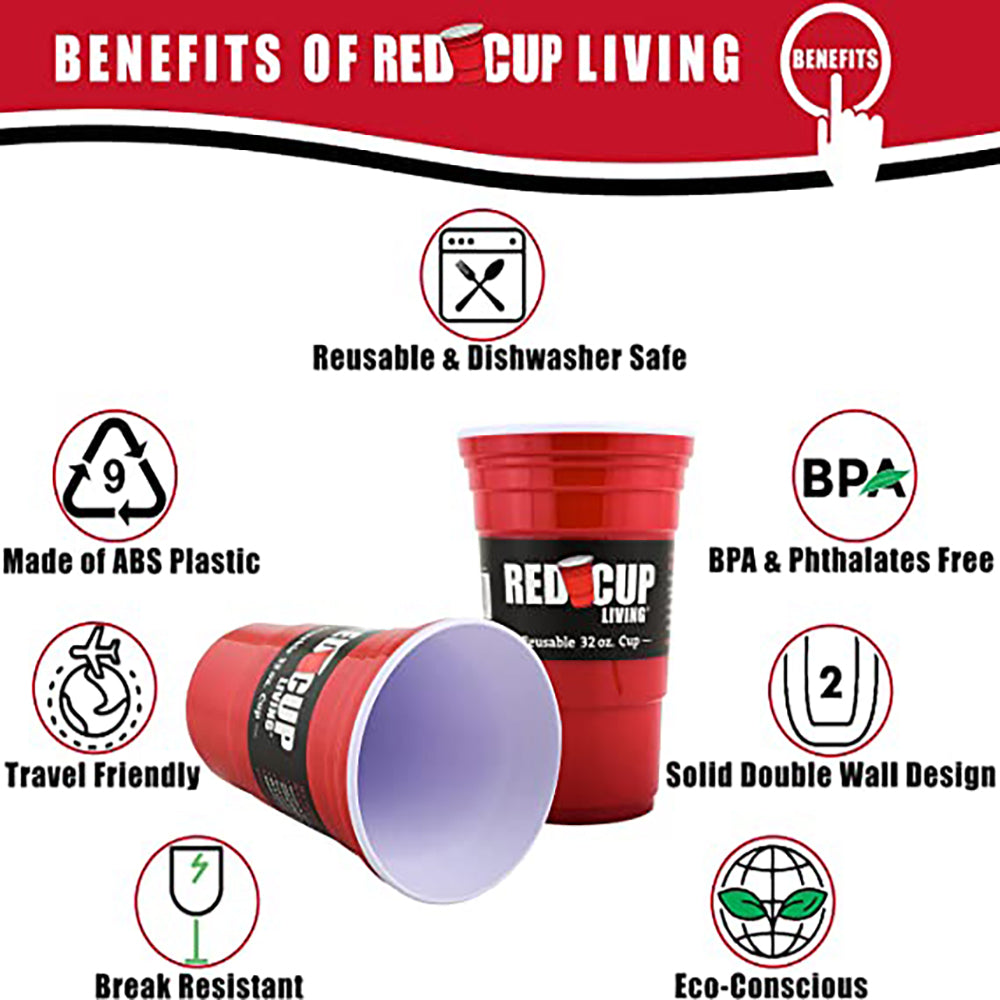 Red Cup Living 32 oz Cup, Coffee Cup Lids, Reusable Ghana