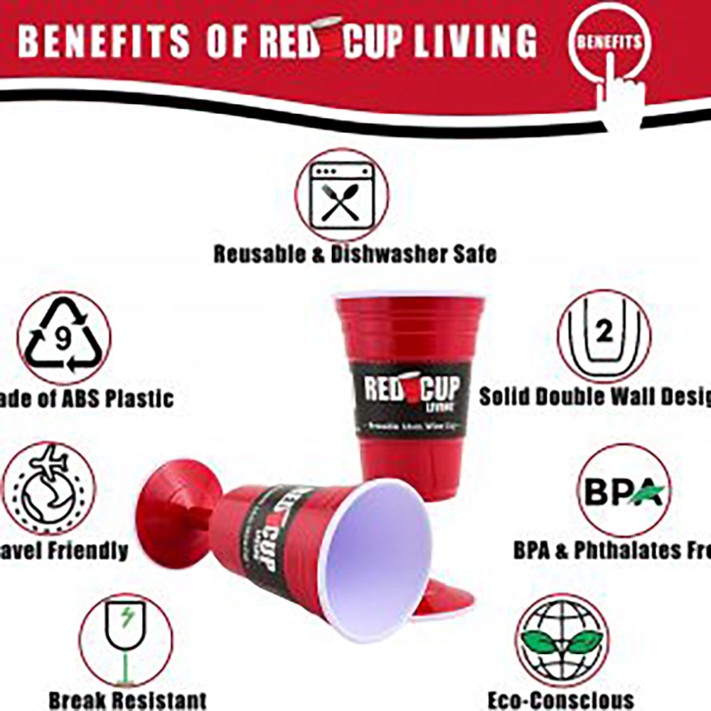 32oz Reusable Party Cup | Unbreakable & BPA Free | Perfect for Parties,  Camping & Outdoors
