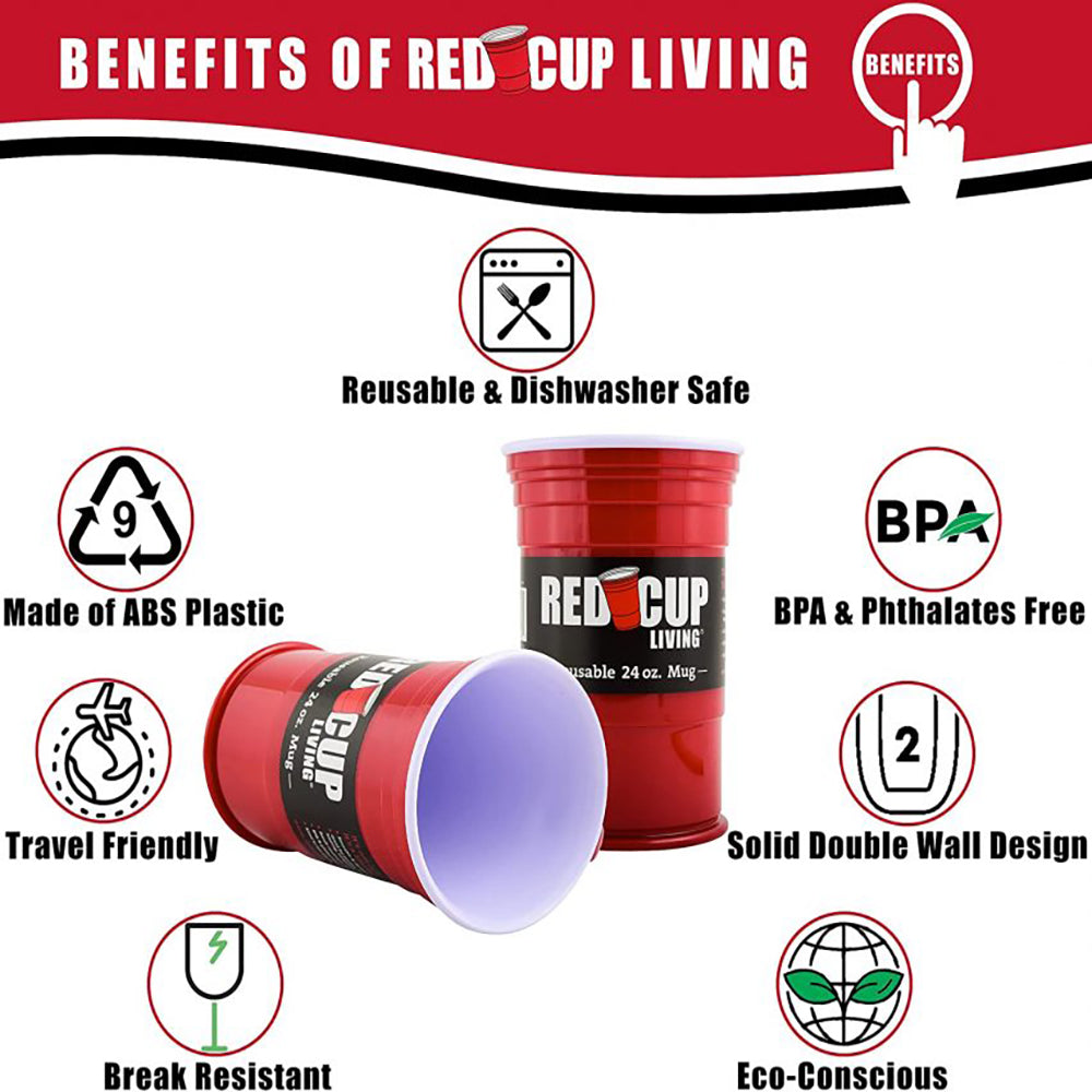 Red Cup Living Mug 24 Ounce