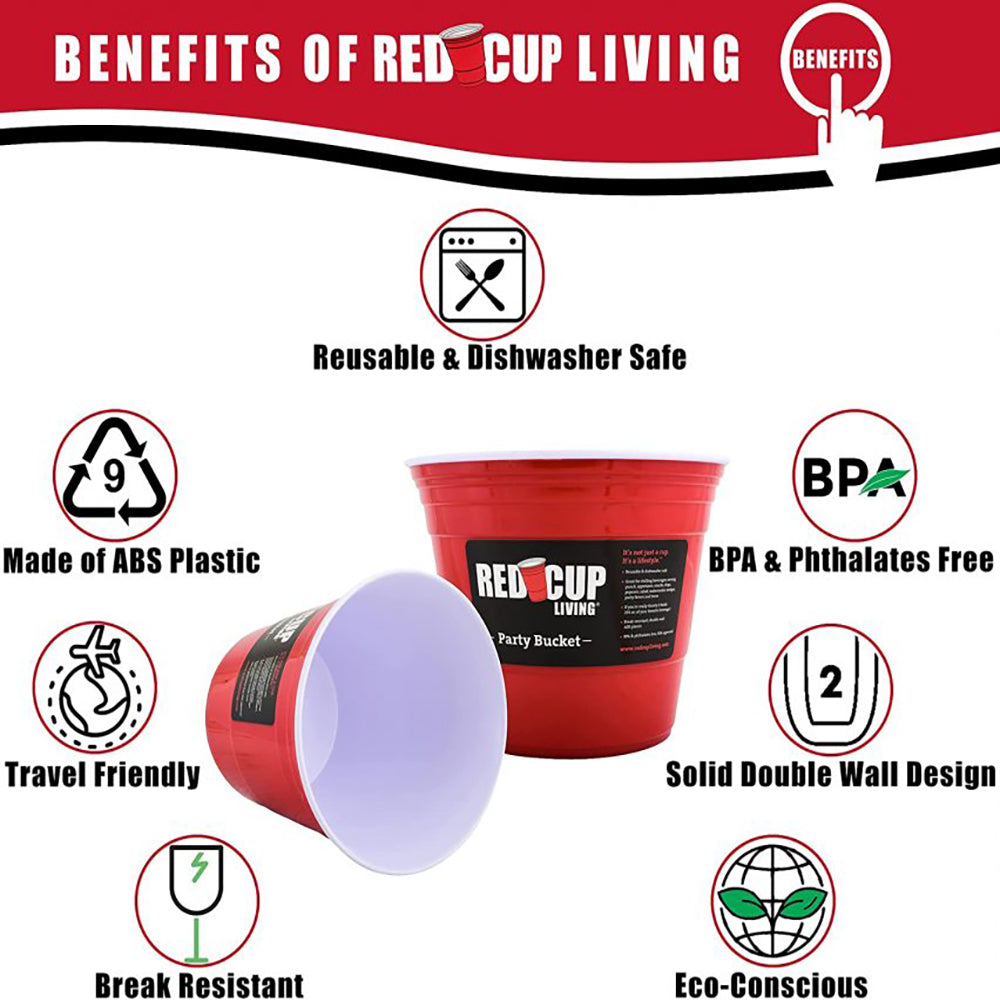 benefits of red cup living ice bucket