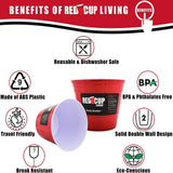benefits of red cup living ice bucket